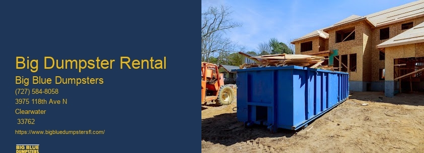 Large Dumpster Rentals Near Me