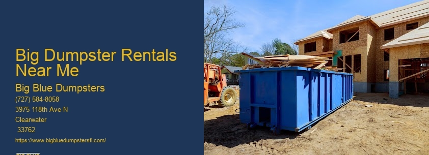 Huge Dumpster Rental