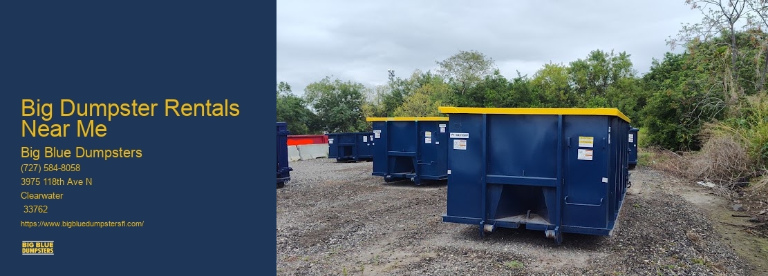 Large Dumpsters For Rent Near Me