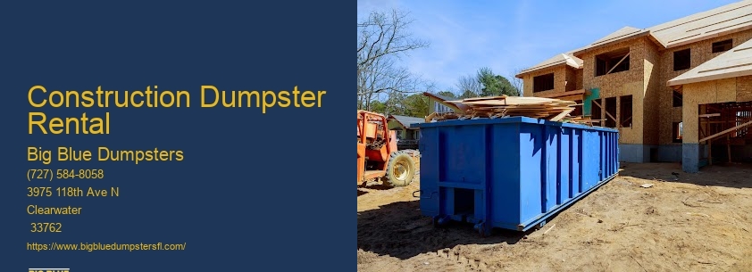 Waste Management Large Dumpsters