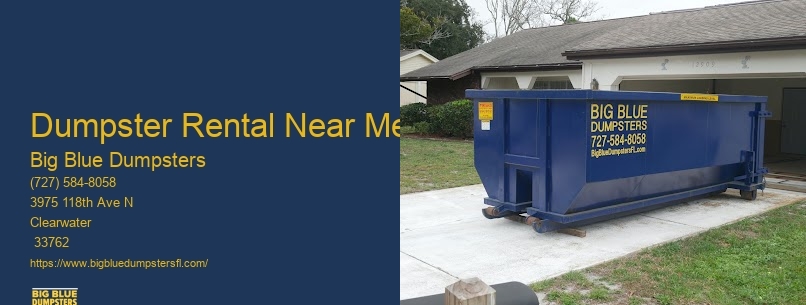 Dumpster Rental Near Me