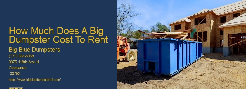 Big Box Dumpster Rental