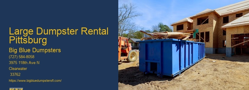 Big Blue Dumpster Rentals