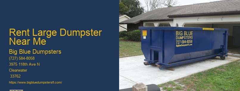 Rent Large Dumpster Near Me