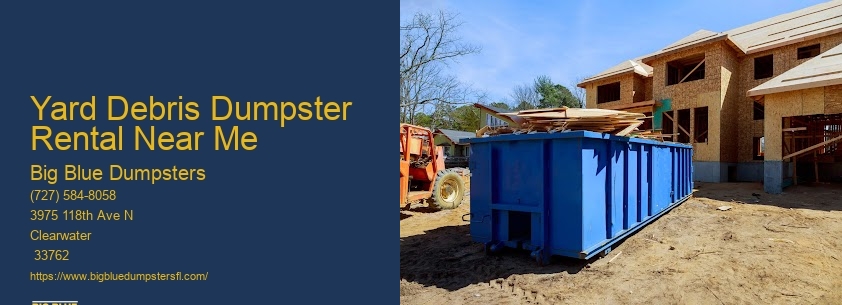 Dumpster Rental Near Me