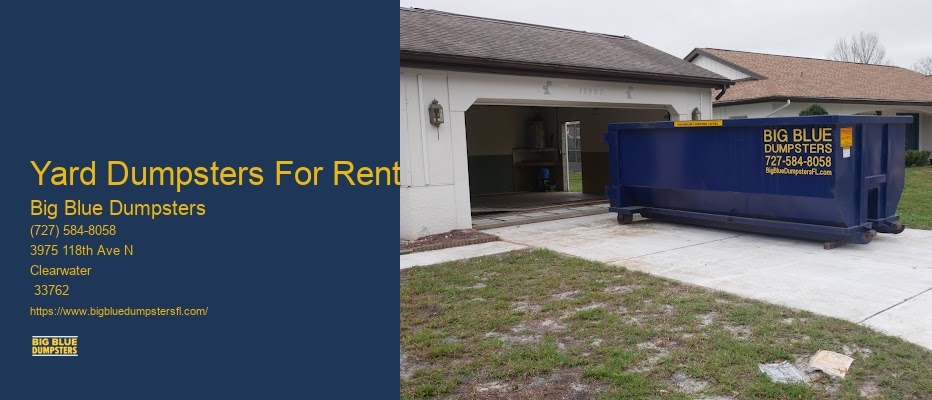 Large Dumpsters For Rent